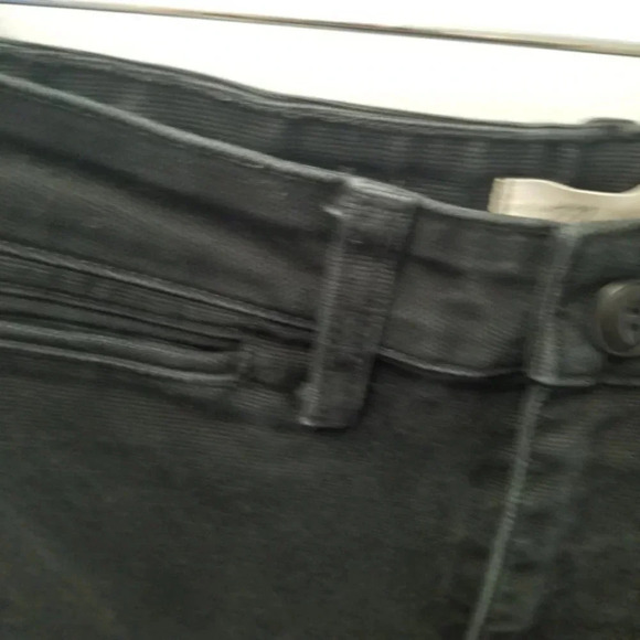 Madewell Black Wide Leg Cropped High Rise Jeans 25 - Picture 9 of 9